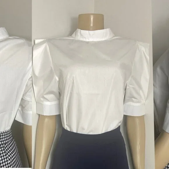 WHITE BLOUSE - Picture 1 of 2